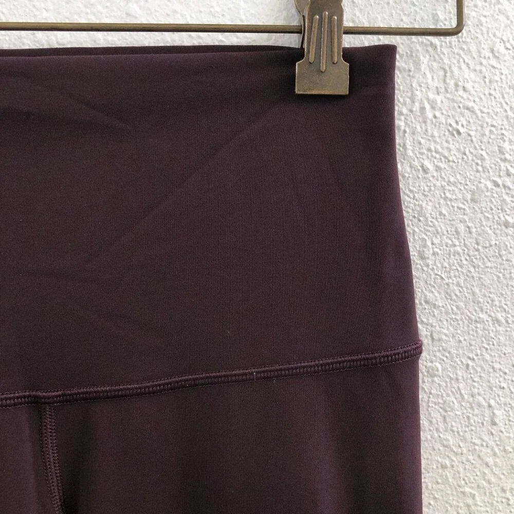 LULULEMON Wunder Under Crop High-Rise Roll Down Scallop Full-On Luxtreme 23